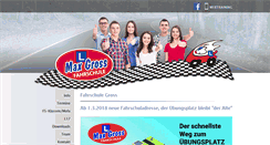 Desktop Screenshot of fahrschule-gross.at