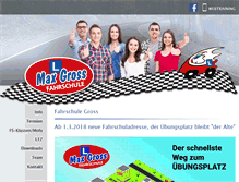 Tablet Screenshot of fahrschule-gross.at